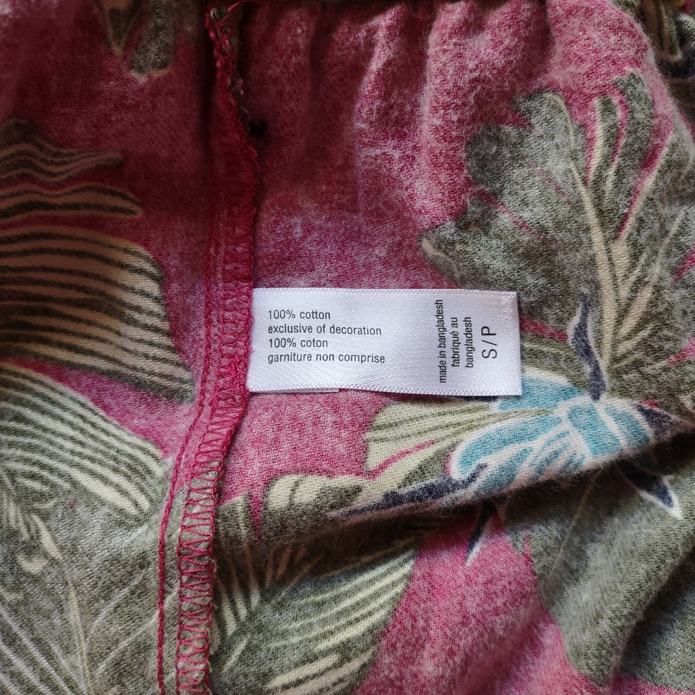 Tommy Bahama Tropical Print Men's Flannel Pajama Pants - Picture 9 of 13